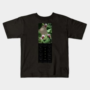 Sweet Pea Blossoms • 2024 Year-at-a-glance Calendar Kids T-Shirt